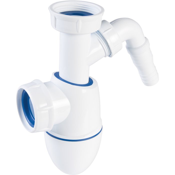 Siphon d'évier avec prise M.A.L - 1"1/2 - Ø 40 mm - Easyphon - Nicoll NICOLL SR150023VEC