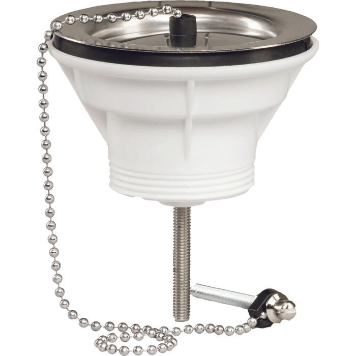 Bonde d'évier à bouchon-chaînette - Valentin - Inox - Ø60 mm VALENTIN SR287252VEC